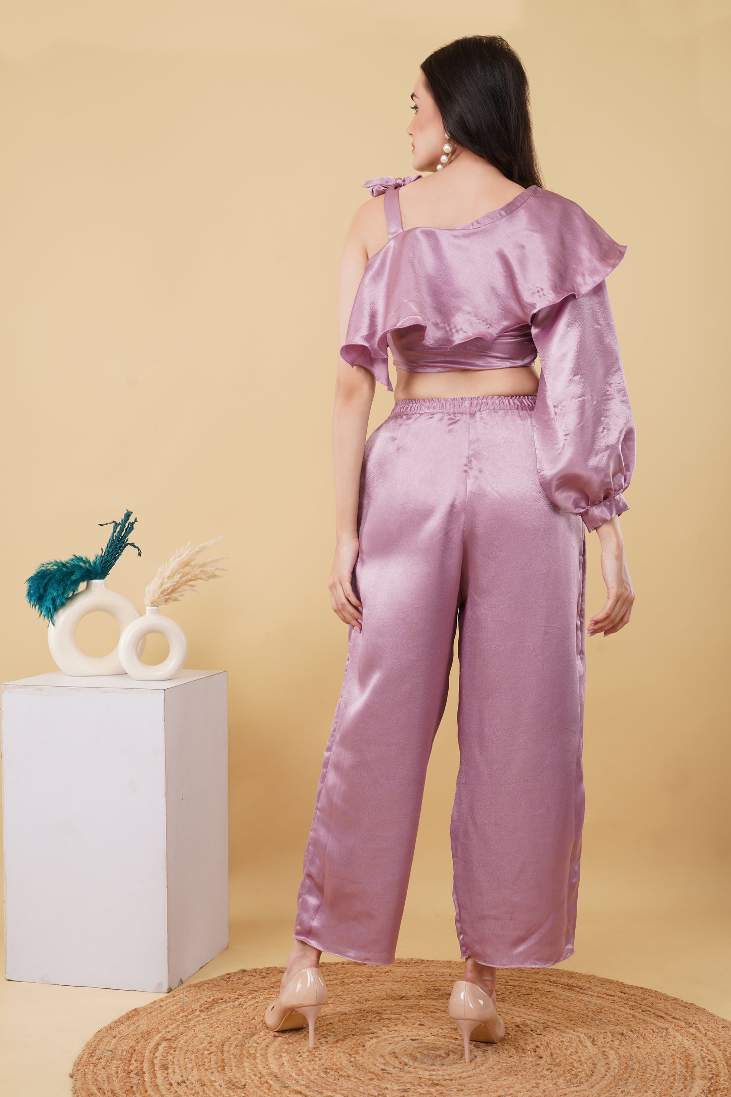 Lavender Ruffle Co-Ord Set